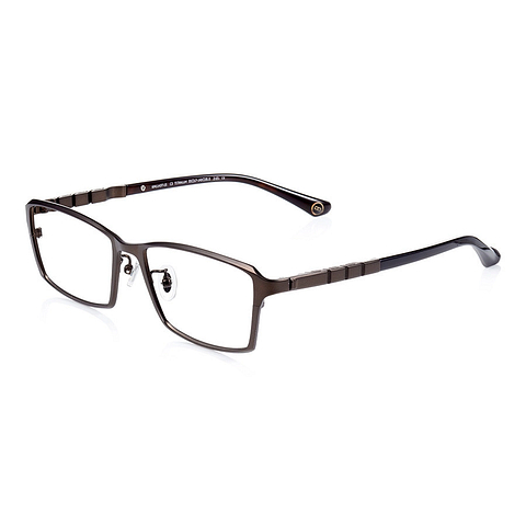 K.moriyama Light Brown Full Rim Rectangle right side