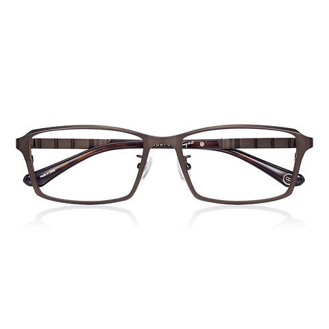 K.moriyama Light Brown Full Rim Rectangle right side