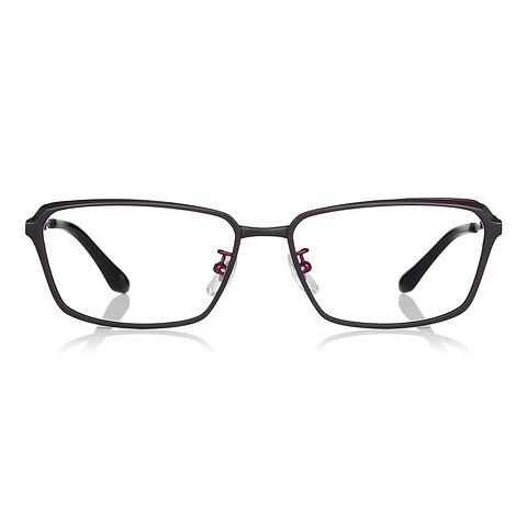 K.moriyama Black Full Rim Rectangle left side