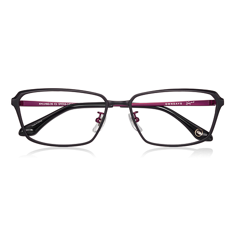 K.moriyama Black Full Rim Rectangle right side