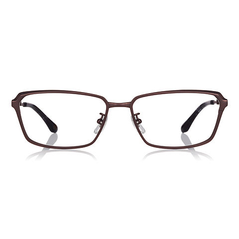 K.moriyama Mid Gunmetal Full Rim Rectangle left side