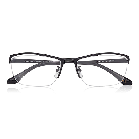 K.moriyama Black Full Rim Rectangle right side