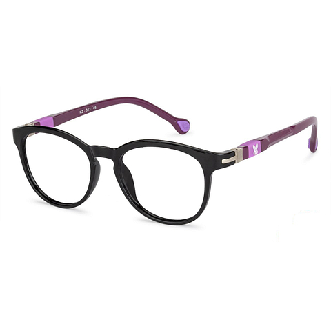 Kidzania Computer Glasses Black Full Rim Round left side
