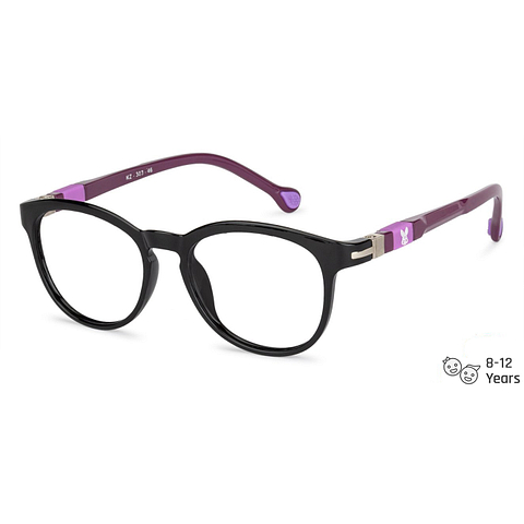 Kidzania Computer Glasses Black Full Rim Round left side