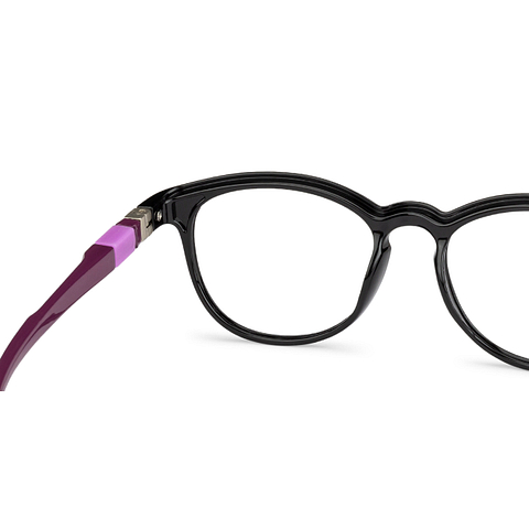 Kidzania Computer Glasses Black Full Rim Round left side