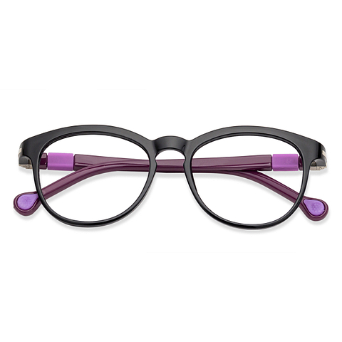 Kidzania Computer Glasses Black Full Rim Round right side