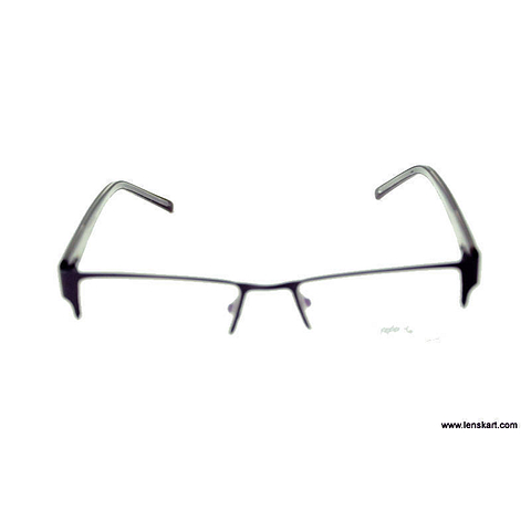 BRANDED Black Half Rim left side BRANDED Black Half Rim left side