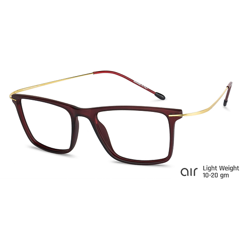 Lenskart Air Online Light Brown Full Rim Rectangle right side