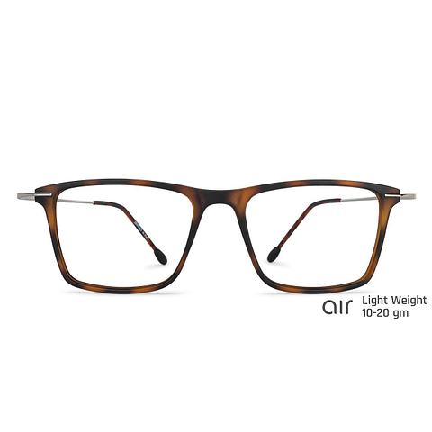 Lenskart Air Screen Glasses Demi Full Rim Rectangle left side