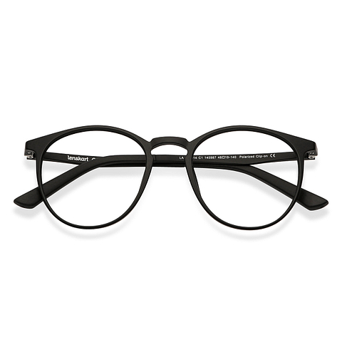 Lenskart Air Online Black Full Rim Round left side