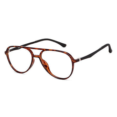 Lenskart Air Online Light Brown Full Rim Aviator right side