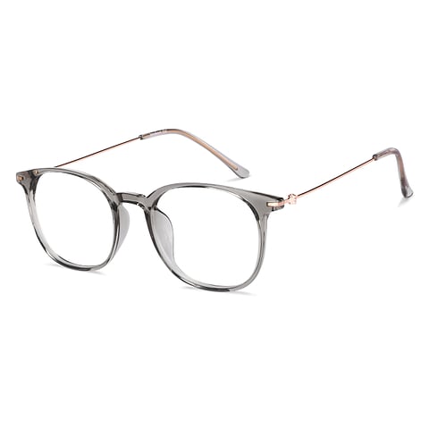 Lenskart Air Online Grey Transparent Full Rim Wayfarer right side