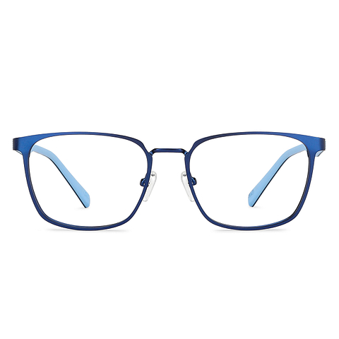 Lenskart Air Online Sky Blue Full Rim Square left side