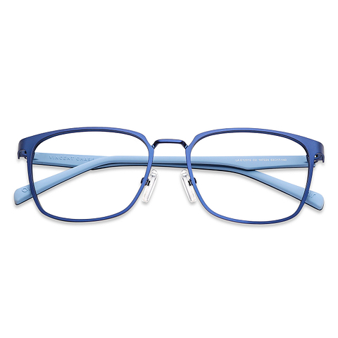 Lenskart Air Online Sky Blue Full Rim Square left side