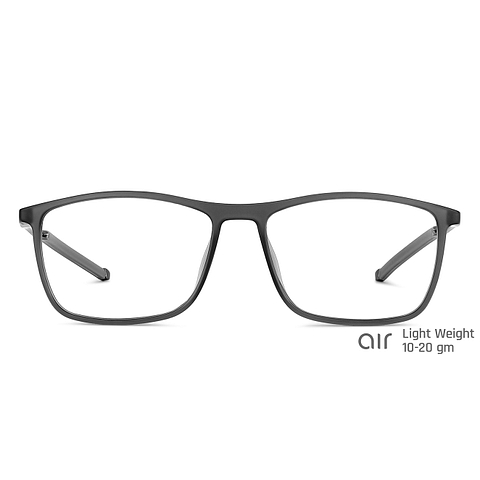 Lenskart Air Online Light Gray Full Rim Square left side