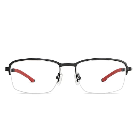 Lenskart Air Online Black Half Rim Rectangle right side