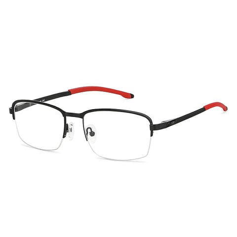 Lenskart Air Online Black Half Rim Rectangle left side