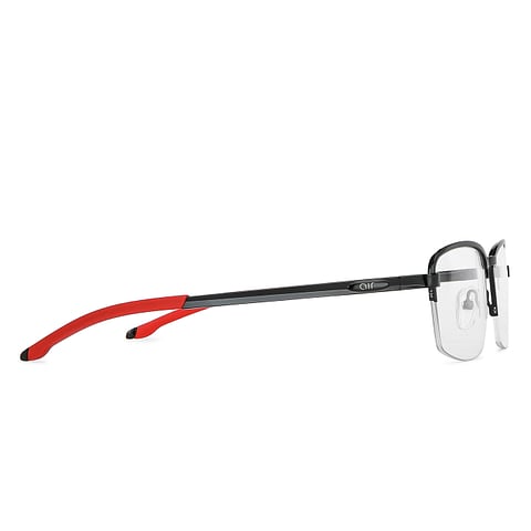 Lenskart Air Online Black Half Rim Rectangle left side