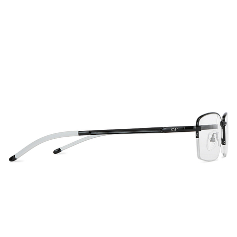 Lenskart Air Online Black Half Rim Rectangle left side