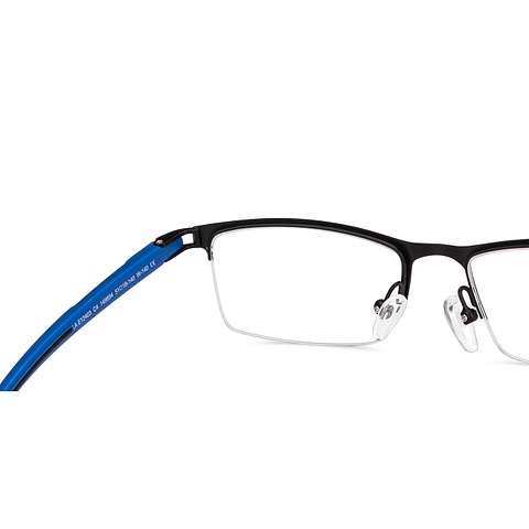 Lenskart Air Online Black Half Rim Rectangle right side