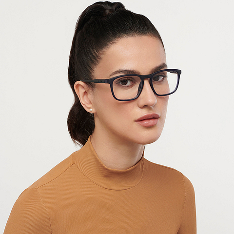 Lenskart Air Online Sky Blue Full Rim Square right side