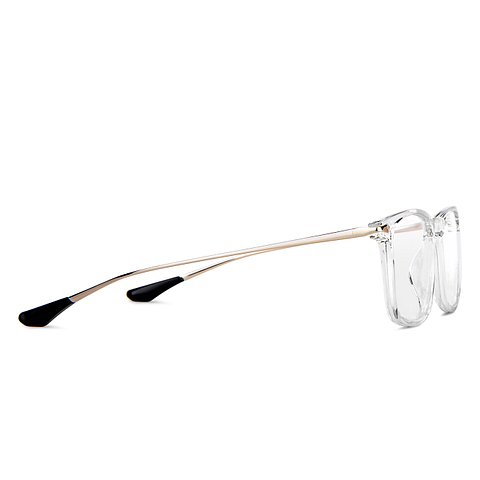 Lenskart Air Online Crystal Transparent Full Rim Square left side