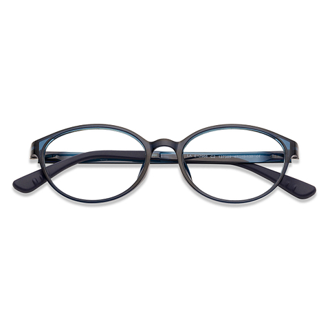 Hooper Online Navy Blue Full Rim Round left side
