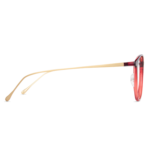 Lenskart Air Online Red Full Rim Round left side