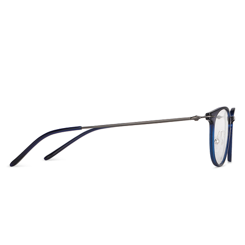 Lenskart Air Online Denim Full Rim Round left side