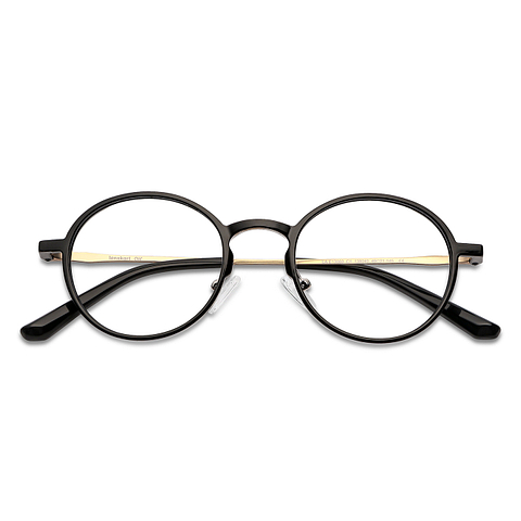 Lenskart Air Online Black Full Rim Round left side