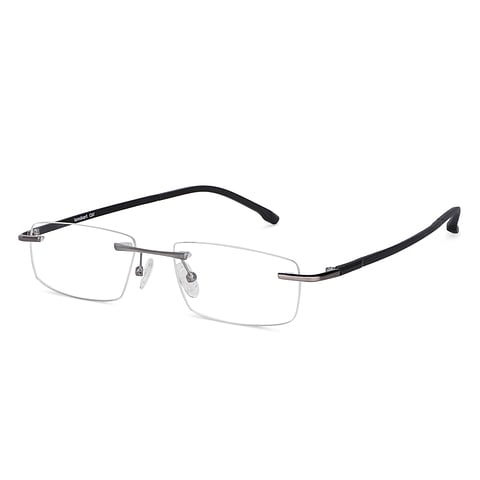 Lenskart Air Online Black Rimless Rectangle right side