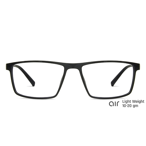 Lenskart Air Online Black Full Rim Rectangle left side