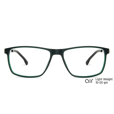 Lenskart Air Screen Glasses Black Full Rim Rectangle left side