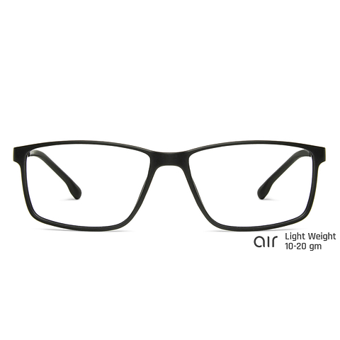 Lenskart Air Online Black Full Rim Rectangle left side