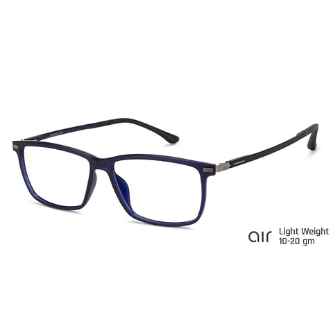 Lenskart Air Online Sky Blue Full Rim Rectangle right side