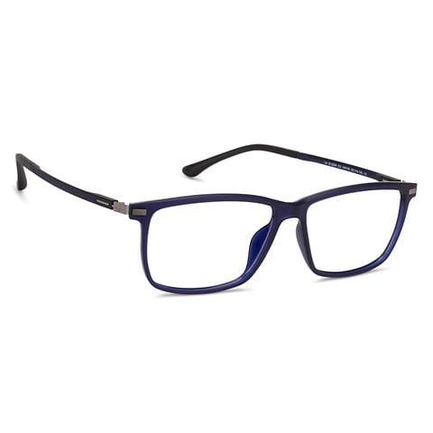 Lenskart Air Online Sky Blue Full Rim Rectangle left side