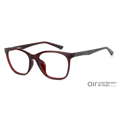Lenskart Air Online Red Full Rim Square left side