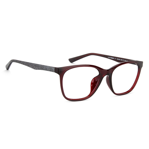 Lenskart Air Online Red Full Rim Square left side