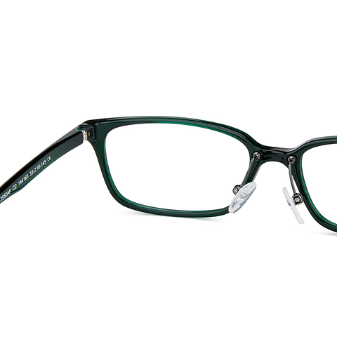 Lenskart Air LA Green Full Rim Rectangle left side