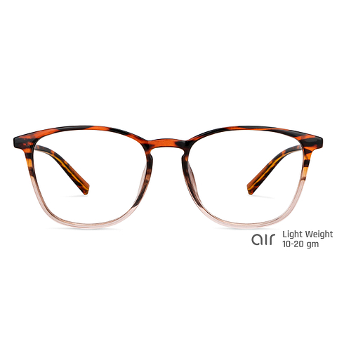 Lenskart Air Online Light Brown Full Rim Square left side