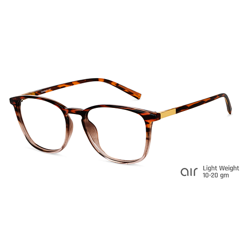 Lenskart Air Online Light Brown Full Rim Square right side