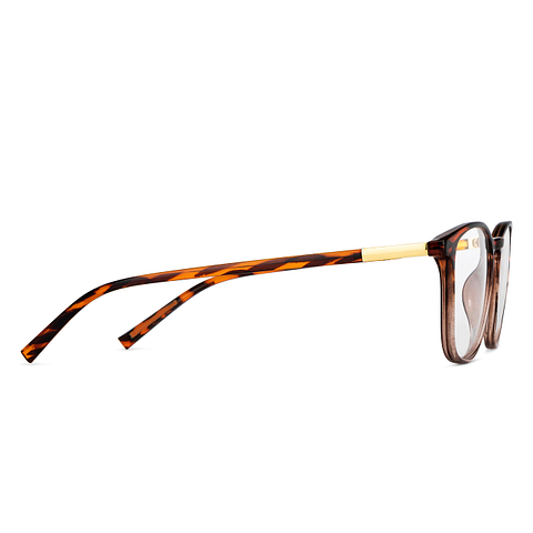 Lenskart Air Online Light Brown Full Rim Square left side
