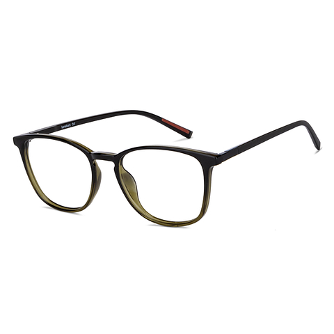 Lenskart Air Online Green Transparent Full Rim Square right side
