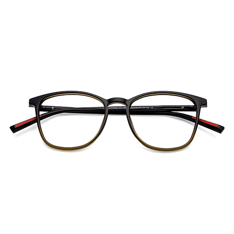 Lenskart Air Online Green Transparent Full Rim Square left side
