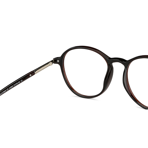 Lenskart Air Online Brown Full Rim Round right side