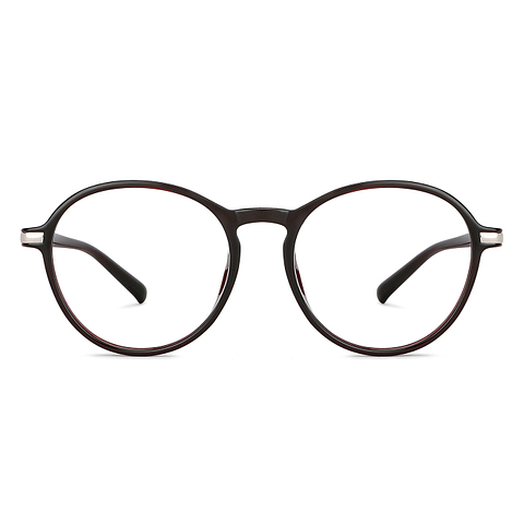 Lenskart Air Online Light Brown Full Rim Round left side