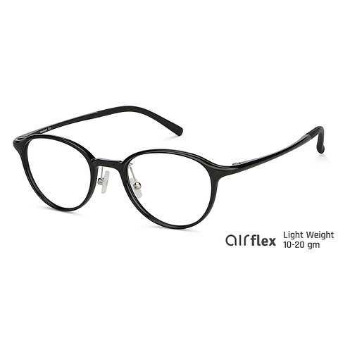 Lenskart Air Online Black Full Rim Round right side