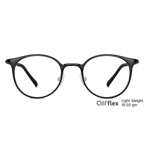 Lenskart Air Online Black Full Rim Round right side