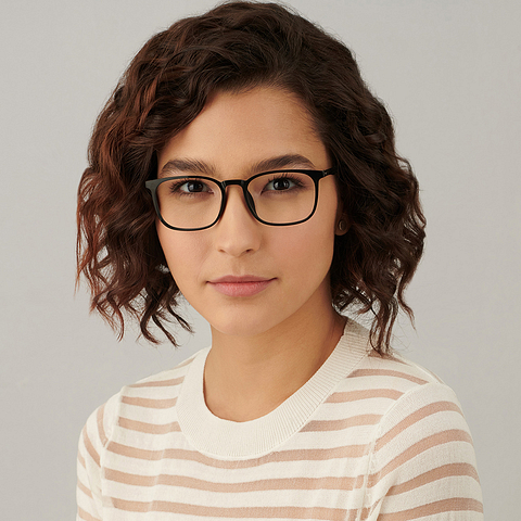 Lenskart Air Online Black Full Rim Square right side