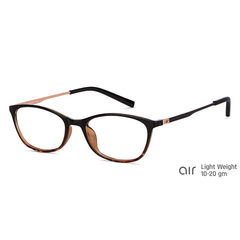Lenskart Air Online Black Full Rim Cat Eye left side